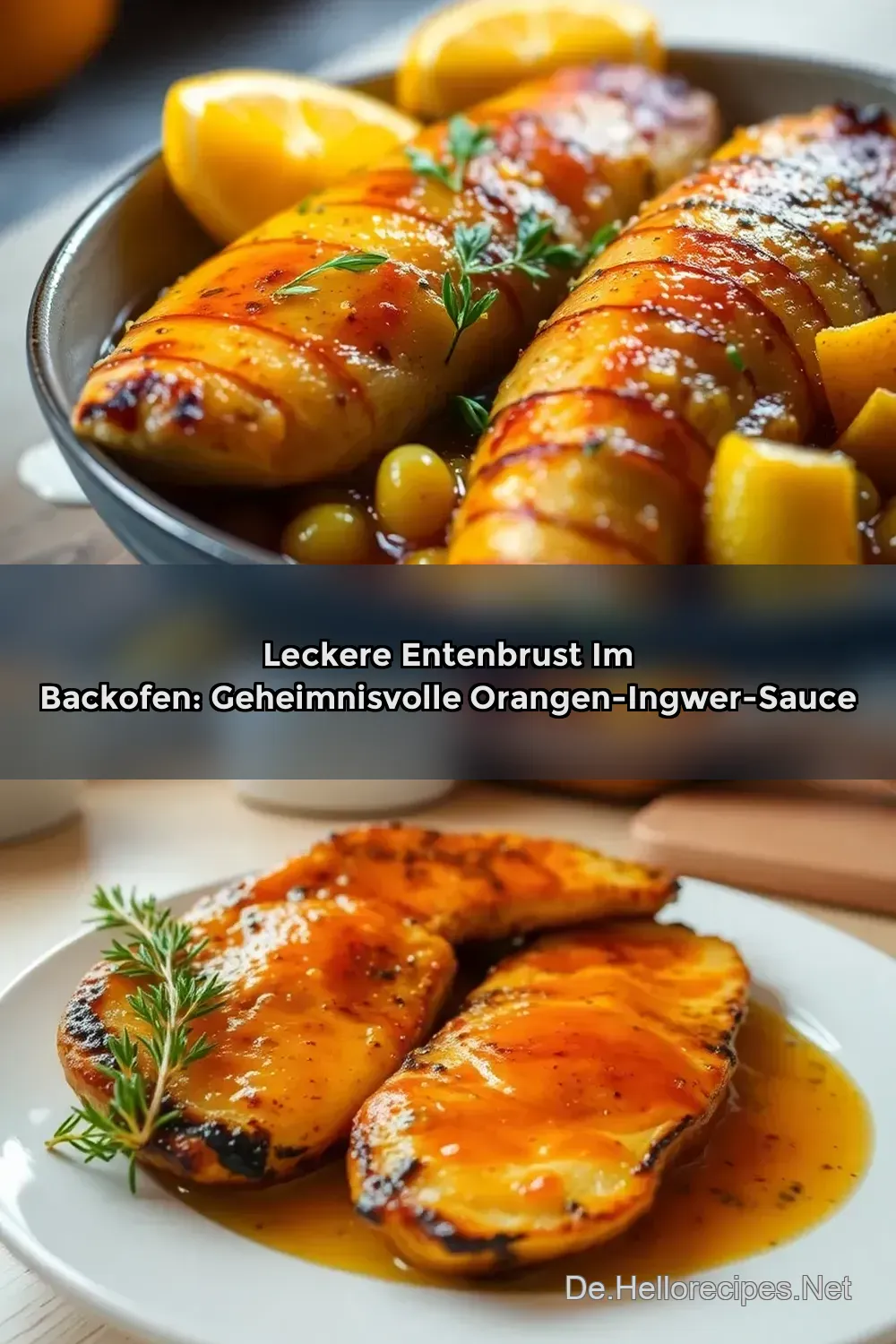 Saftig gebratene Entenbrust im Backofen: Fruchtige… Saftig gebratene Entenbrust im Backofen: Fruchtige…