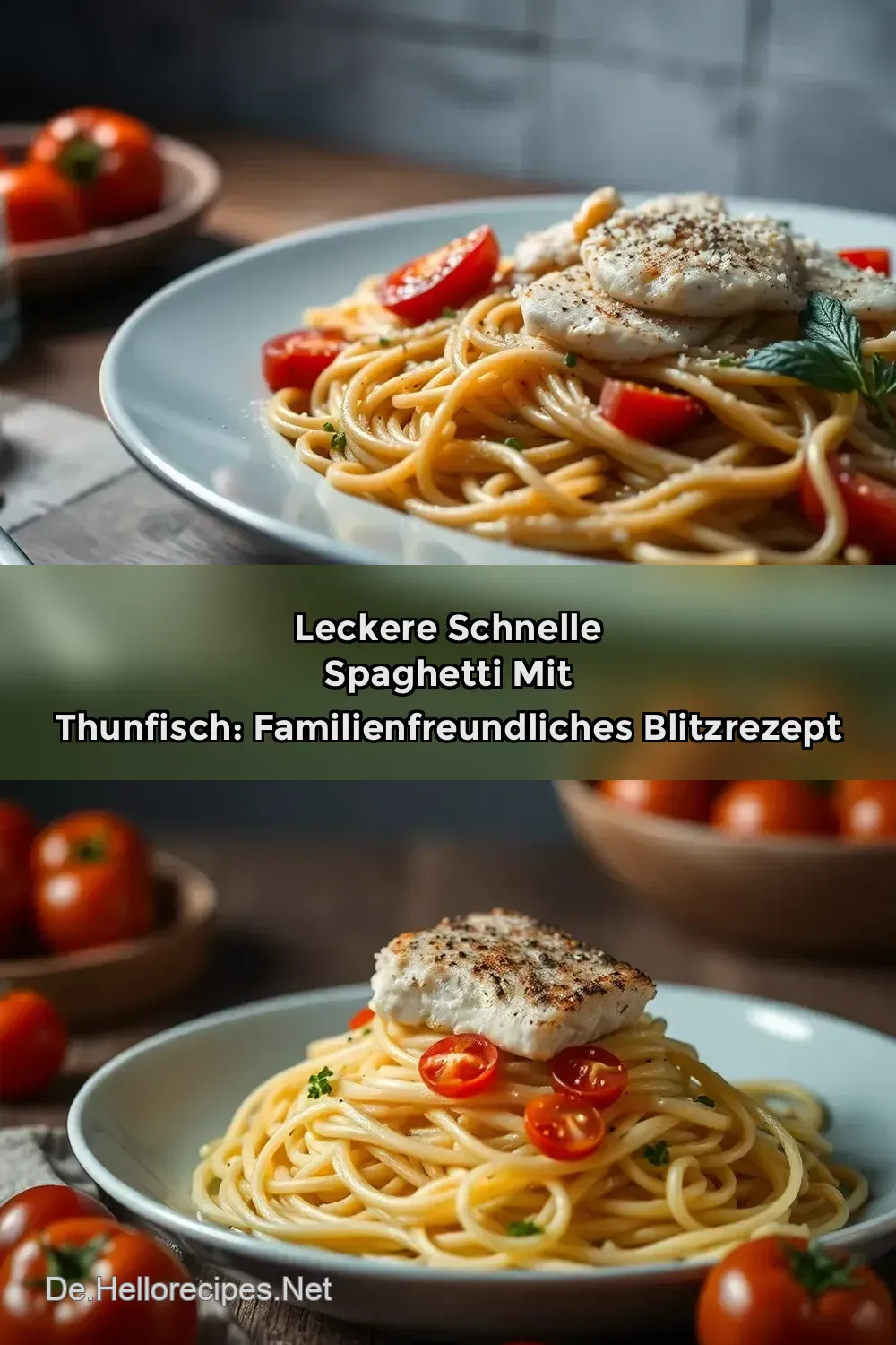 Schnelle Spaghetti mit Thunfisch aus der Dose: Perfekt für…