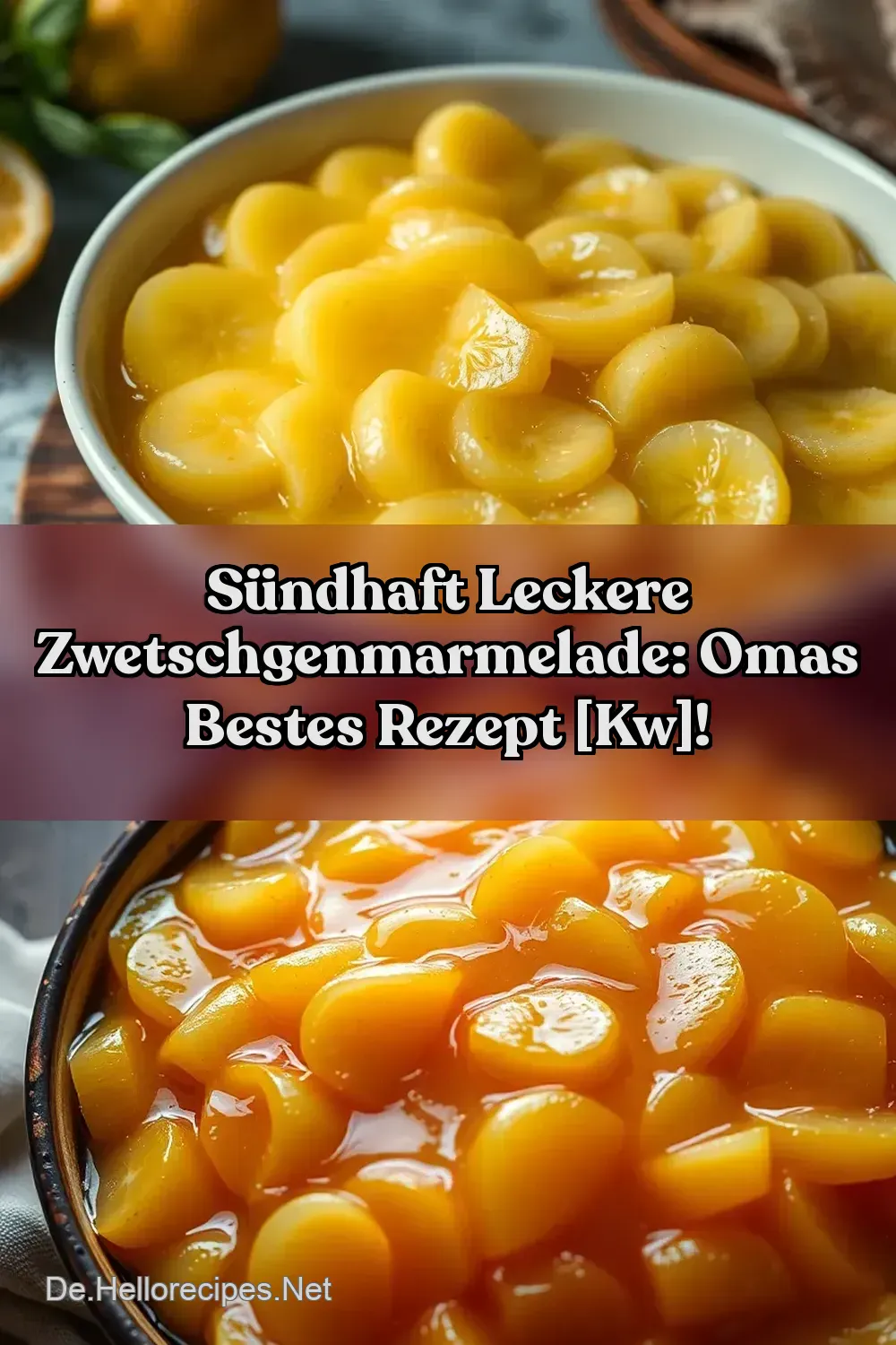 Zwetschgenmarmelade wie von Oma! Einfach &amp; Lecker
