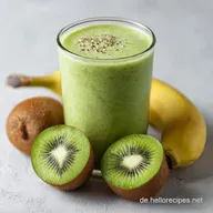 Bananen Kiwi Smoothie: Fertig in 6 Min.