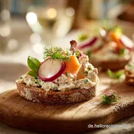Belegte Brote: Die Meister-Stulle mit Forellen-Creme Elegant Schnell