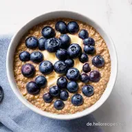 Easy Blueberry Overnight Oats Fr&uuml;hst&uuml;ck wie von Nachtwichteln
