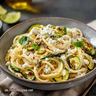 Cremige Zucchini Feta Pasta in 25 Min Das beste Rezept