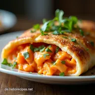 Buffalo Chicken Calzone Rezept Herzhaft feurig einfach