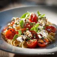 Caprese Pasta: Sommerleichtes Blitzgericht mit Basilikum-Vinaigrette