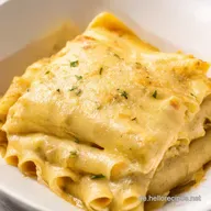 Chicken Alfredo Lasagne R&ouml;llchen Cremig K&auml;sig K&ouml;stlich
