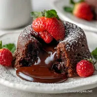 Chocolate Lava Cake: Intense Zartbitter & Fl&uuml;ssiger Kern