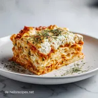 Gem&uuml;selasagne: Cremige vegetarische Lasagne mit wei&szlig;er So&szlig;e