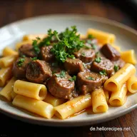 One Pot Creamy Beef and Mein schnelles HackfleischNudelWunder