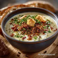 Die beste K&auml;seLauchSuppe mit Hack Cremig einfach der PartyHit