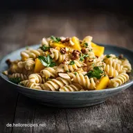 Mango Erdnuss Pasta Blitzschnelles veganes Abendessen 30 Min