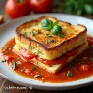 Samtige Tomatensuppe mit Karamelisierten Zwiebeln Der beste Grilled Cheese Deluxe