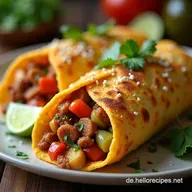 Knuspriger Taco Crunchwrap Genuss pur Einfaches Rezept