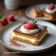 Einfacher SchokoladenEclairKuchen mit samtiger Creme Dein Rezept