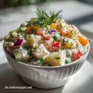Das beste Ensalada Rusa Rezept f&uuml;r eine frische geschmackvolle hausgemachte | Cremig & Samtig