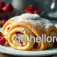 Omas Erdbeer Biskuitrolle Rezept!🍓So luftig & lecker!