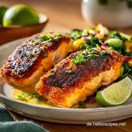 Gebratener Lachs: Knusprig mit Haut in 15 Minuten