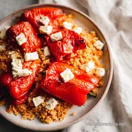 Gef&uuml;llte Paprika mit Couscous