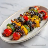 Gemuese Spiesschen Vom Grill: Knackig