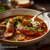 Gesundes Wurstgulasch: Kalorienarmes Feierabend-Rezept in 45 Min.