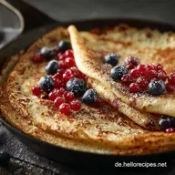 Glutenfreie Pfannkuchen vom Blech Fluffig, stressfrei, kein Wenden!