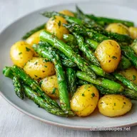 Dampfgarer Gr&uuml;ner Spargel mit Kartoffeln