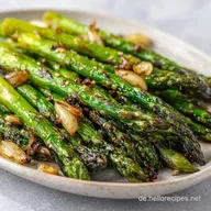 Gr&uuml;ner Spargel Vegan Gebraten: 15 Min