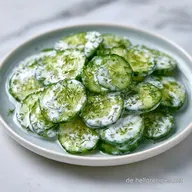 Gurkensalat Rezept mit Dill f&uuml;r 4 Personen