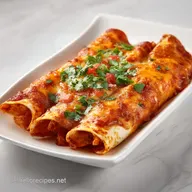 H&auml;hnchen-Enchiladas: Herzhaft Gebacken f&uuml;r 4 Portionen