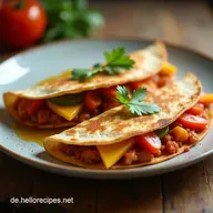 H&auml;hnchen Fajita Quesadillas Rezept Fiesta f&uuml;r Jedermann