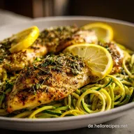 Abnehm Rezepte: H&auml;hnchen Zoodles in 20 Min