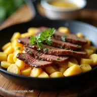 HackfleischS&uuml;&szlig;kartoffelPfanne Herzhaft Schnell