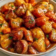 Kartoffeleintopf Mit Rindsw&uuml;rstchen f&uuml;r 4