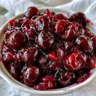 Kirsch Chutney mit Sauerkirschen