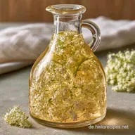 Holunderbl&uuml;tensirup mit Zitronen