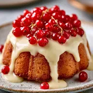 Johannisbeerkuchen mit Pudding f&uuml;r 12