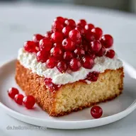 Johannisbeerkuchen mit Quark in 60 Min