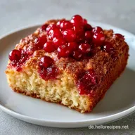 Johannisbeerkuchen mit Streuseln f&uuml;r 12