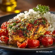 H&auml;hnchen mit Reis und Tomaten Kalorienarm Schlank Satt in 45 Min