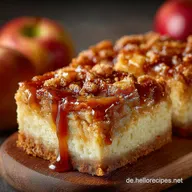 Karamell Apfel Cheesecake Bars Herbstliche Gl&uuml;ckseligkeit