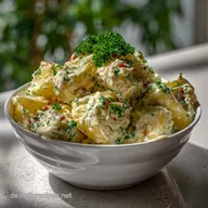 Kartoffelsalat mit Mayo: Cremig und Bissfest