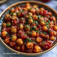Kichererbsen In Tomatensauce f&uuml;r 4 Portionen