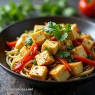 Gesunder Tofu Wok Blitzrezept mit Gem&uuml;se Knusprig Lecker