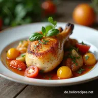 Der beste One Pan Chicken and Veggies Retter Knuspriges H&auml;hnchen vom Blech in nur 60 Min