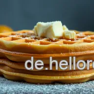 Knusprige Waffeln mit Liebe: Einfaches Waffelteig Rezept f&uuml;r Alle!