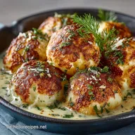 Kohlrabi K&auml;se Bomben Knusprige vegetarische LowCarbKugeln