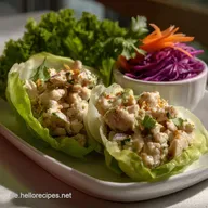 Laab Gai Poulethackfleisch SalatWrap: Intensiver S&auml;ure-Kick