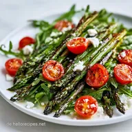 Lauwarmer Gr&uuml;ner Spargelsalat Mit Feta