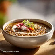 Klassische Linsensuppe mit Speck: F&uuml;r 4 Portionen