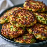 Zucchini-Puffer mit Parmesan
